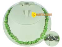 green color irregular shape coral necklace on wholesale